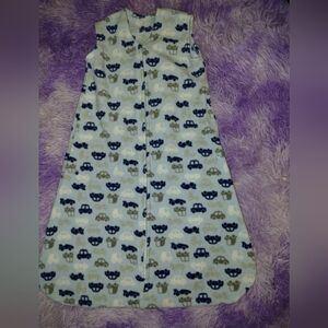 Cozy Kids Sleep Sack with Car Print